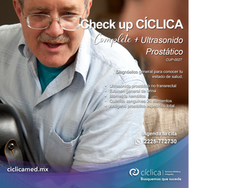 CUP-0027 Check up CÍCLICA Complete + Ultrasonido Prostático