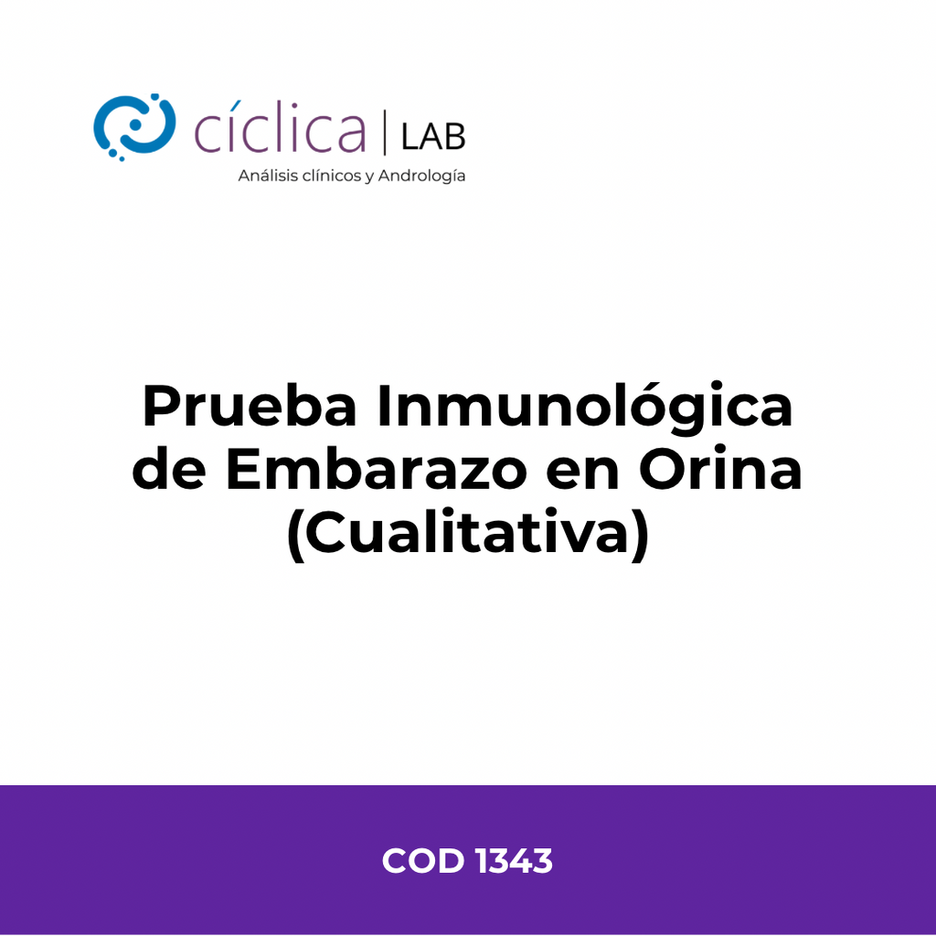 LAB-1013 DETECCION EMBARAZO PRUEBA INMUNOLOGICA (PIE)