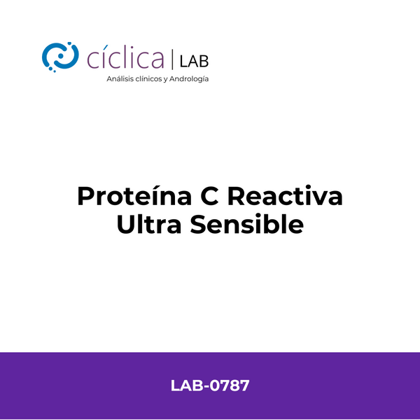 LAB-0787 PROTEÍNA C REACTIVA ULTRA SENSIBLE