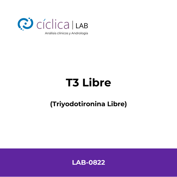 LAB-0822 T3 LIBRE (TRIYODOTIRONINA LIBRE)