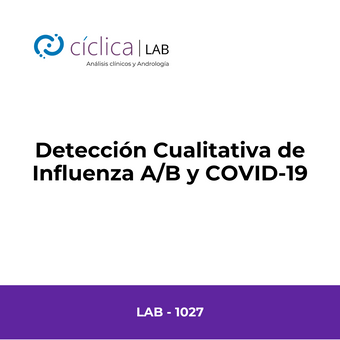 LAB-1027 DETECCIÓN CUALITATIVA DE INFLUENZA A/B Y COVID-19