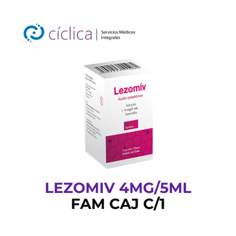 FAR-0071 LEZOMIV 4MG/5ML FAM CAJ C/1