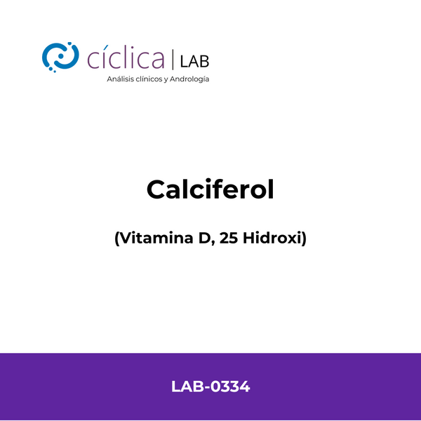 LAB-0334 CALCIFEROL (VITAMINA D, 25 HIDROXI)