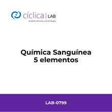 LAB-0799 QUÍMICA SANGUÍNEA DE 5 ELEMENTOS