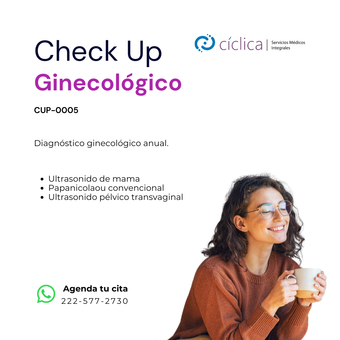 CUP-0005 Check up Ginecológico