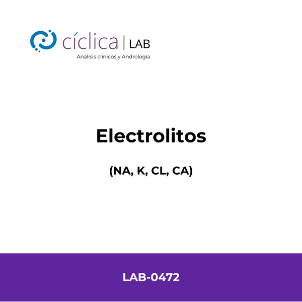 LAB-0472 ELECTROLITOS (NA, K, CL, CA)