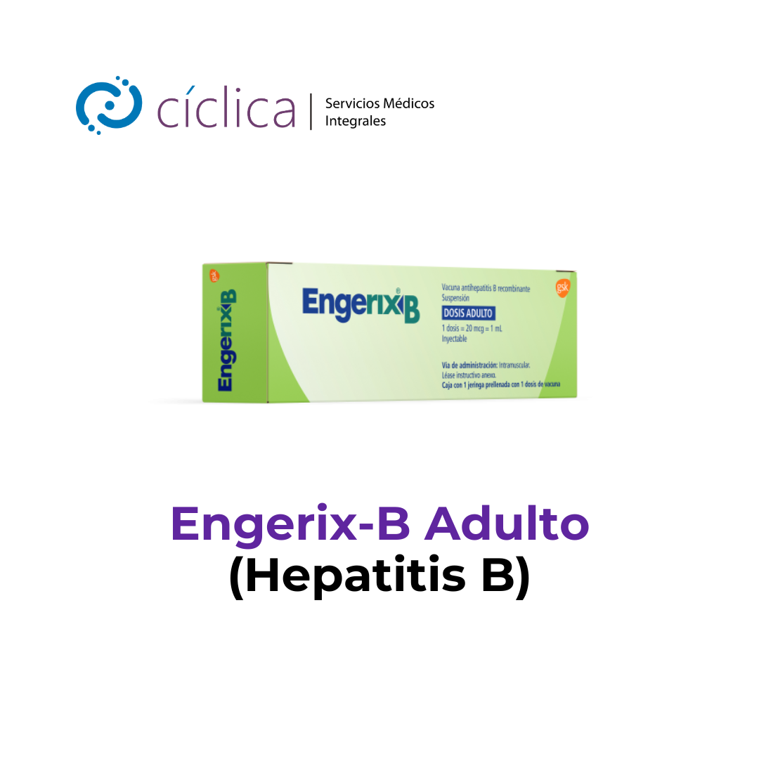 Injerix B VAC-0093 Vacuna Engerix® B (Hepatitis B adulto) – Ciclicamed