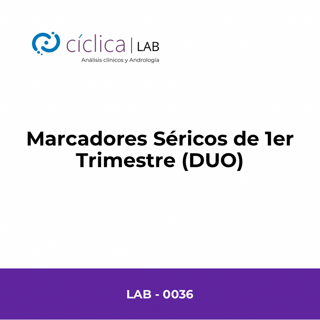 LAB-0036 MARCADORES SERICOS 1ER TRIM (DUO)