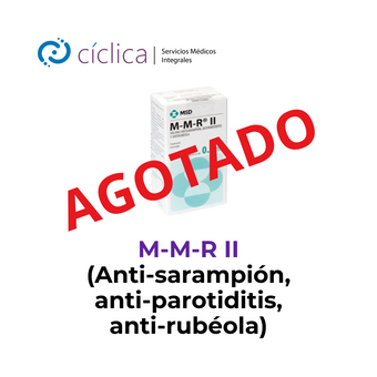 VAC-0106 Vacuna M-M-R® II (Anti-sarampión, anti-parotiditis y anti-rubéola)