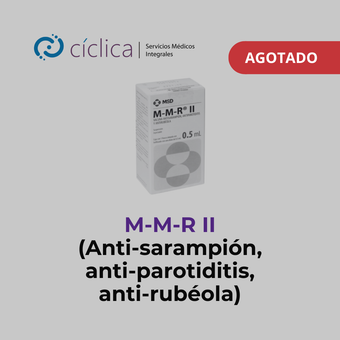 VAC-0106 Vacuna M-M-R® II (Anti-sarampión, anti-parotiditis y anti-rubéola)