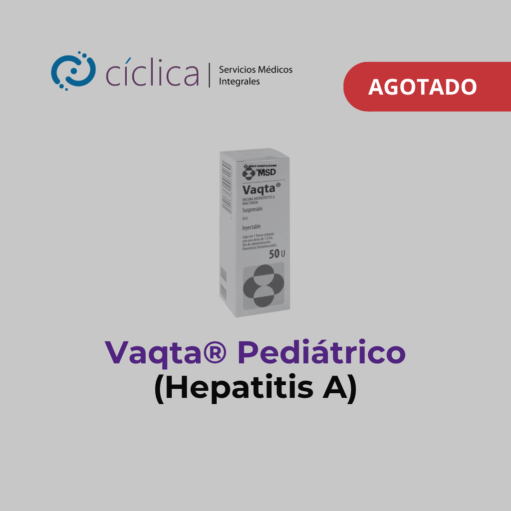 VAC-0119 Vacuna Vaqta® (Hepatitis A pediátrico)