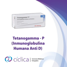 VAC-0129 Tetanogamma®P (Inmunoglobulina humana antitetánica)
