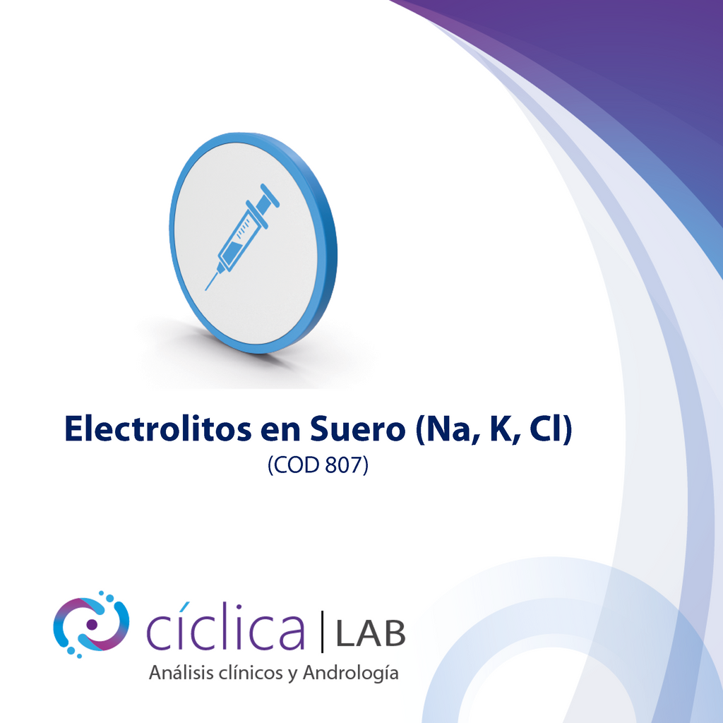 LAB-0090 ELECTROLITOS EN SUERO (Na, K, Cl)