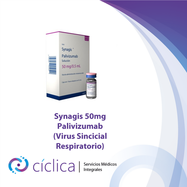 VAC-0115 Synagis® Palivizumab (Virus respiratorio sincitial) - 50mg