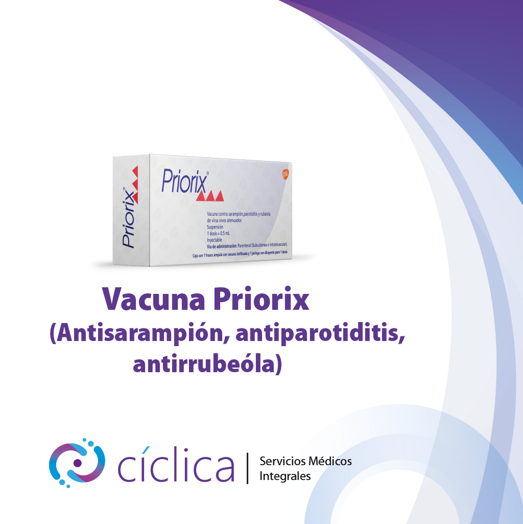VAC-0099 Vacuna Priorix® (Antisarampión, antiparotiditis, antirrubeóla)